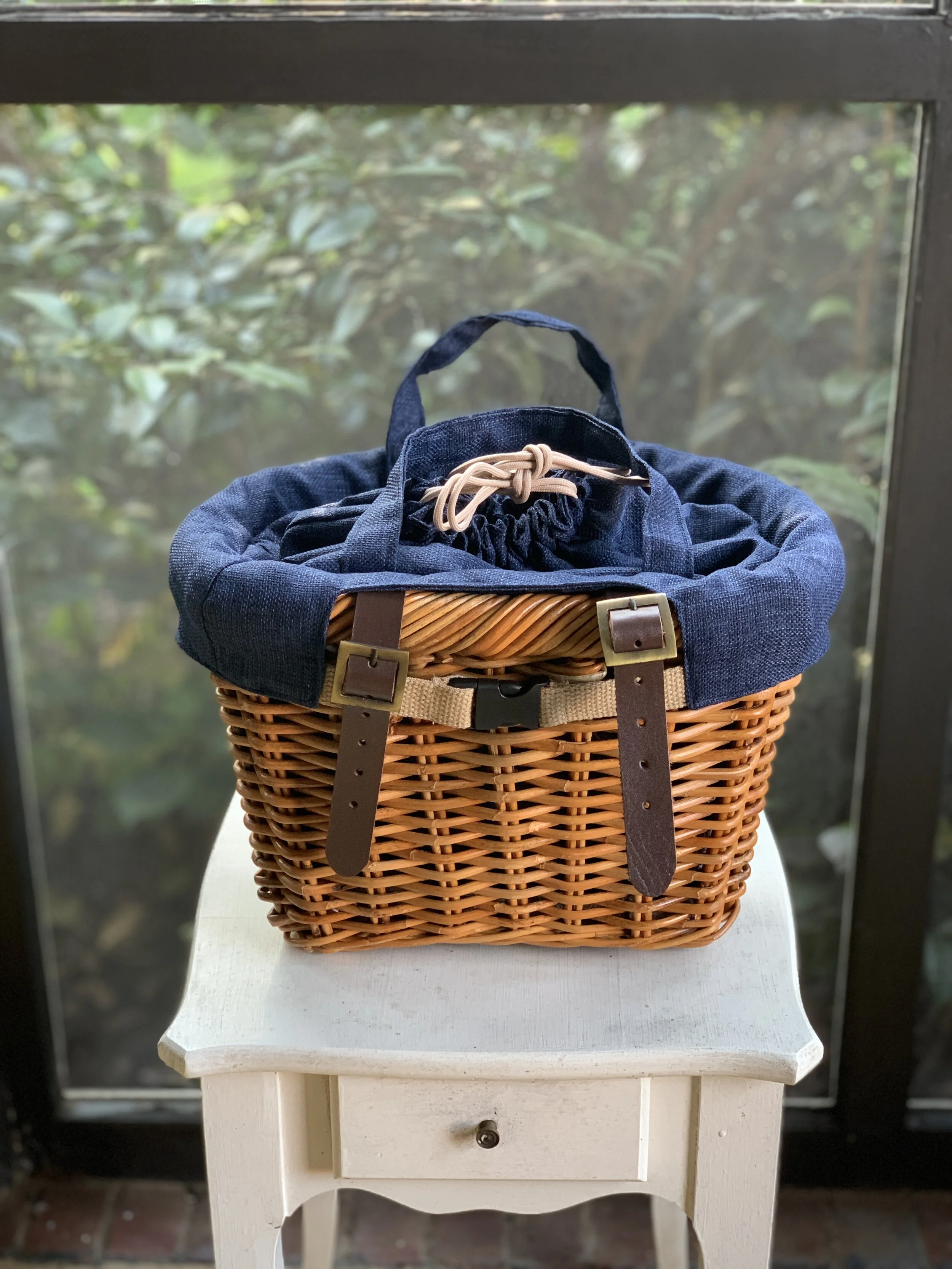 Nantucket Cisco D Bike Basket with Optional Custom Liner BASKET BIKE